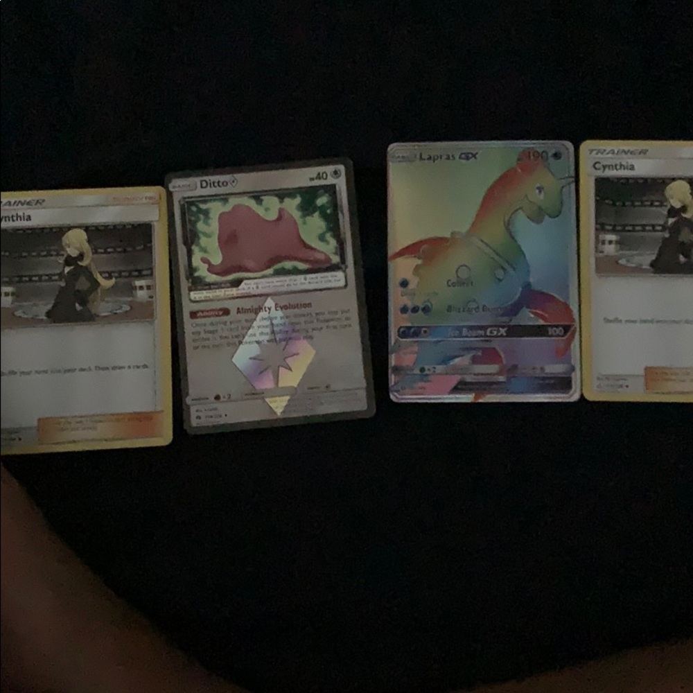 Some rare Pokémon cards